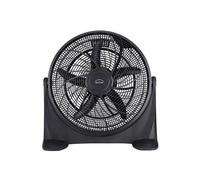 BA50PP - Brasseur d'air - 90 Watts - A poser - 50 cm - 3 vitesses - 5 pales - Inclinable à 90° - Noir