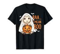 Baa I Mean Boo Ghost Sheep Halloween Ghost Sheep T-Shirt