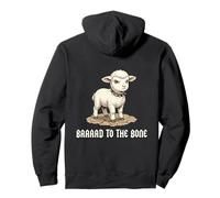 Baaad to The Bone Lamb Punk Sheep Sweat à Capuche