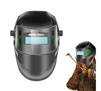 baabeash Cagoule de Soudage à Assombrissement Automatique | Protection Oculaire pour Soudage - Cagoule de Protection pour Réparation Automobile Chantier Entretien Industriel Soudure Professionnelle