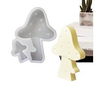 baabeash Moule à champignons en silicone - Figurine en résine pour champignons | Moule flexible pour pâtisserie, chocolat, biscuits, caoutchouc, artisanat, savon, décoration