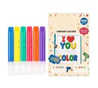 baabeash Stylo D'Art En Relief 3D 6 Stylos Dessin Déco Cartes Anniversaire