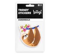 Baagl Autocollants Enfants Trendy Stickers Filles Garçons pour téléphone portable, sac à dos, ordinateur portable, skateboard (paresseux)