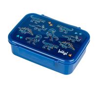 Baagl Boîte à déjeuner enfant pour l'école - pour fille et garçon - Boîte à déjeuner avec compartiments - Pour les snacks, les sandwiches, le goûter - Motif dinosaure