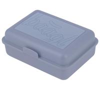 Baagl Boîte à déjeuner enfant pour l'école - pour fille, garçon - boîte à casse-croûte, boîte à goûter (bleu poussière)