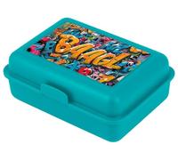 Baagl Boîte à goûter d'école pour l'école - Boîte à déjeuner pour fille, garçon, maternelle - Boîte à casse-croûte, boîte à goûter (skatepark)