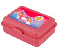 Baagl Boîte à déjeuner enfant pour l'école - pour fille, garçon - boîte à casse-croûte, boîte à goûter (hippie)