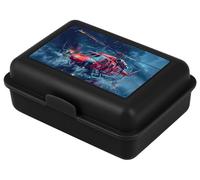 Baagl Boîte à déjeuner enfant pour l'école - pour fille, garçon - boîte à casse-croûte, boîte à goûter (forces de sauvetage)