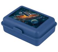 Baagl Boîte à déjeuner enfant pour l'école - pour fille, garçon - boîte à casse-croûte, boîte à goûter (espace)