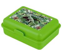 Baagl Boîte à goûter pour enfants avec compartiments - Boîte à goûter avec séparateur pour l'école et le jardin d'enfants - Lunchbox avec compartiments pour les filles (Dinosaurus)