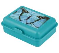 Baagl Boîte à goûter pour enfants avec compartiments - Boîte à goûter avec séparateur pour l'école et le jardin d'enfants - Lunchbox avec compartiments pour les filles (Papillon)