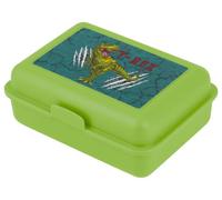 Baagl Boîte à goûter pour enfants avec compartiments - Boîte à goûter avec séparateur pour l'école et le jardin d'enfants - Lunchbox avec compartiments pour les filles (T-Rex)