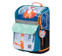 Baagl Cartable Fille pour 1ère classe - Sac d'école ergonomique avec sangle de poitrine - Cartable Tornister, renard