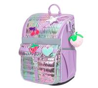 Baagl Cartable Fille pour 1ère classe - Sac d'école ergonomique pour enfants - Sac à dos d'école avec sangle de poitrine - Cartable primaire Cartable Tornister, Lavande, De taille moyenne, Créateur