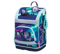 Baagl Cartable Garçons Filles de 1ère Classe - Sac d'école ergonomique pour enfants Zippy Plus - Sac à dos d'école avec sangle de poitrine et ceinture - Cartable d'école primaire Tornister 21 L