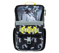 Baagl Cartable Fille pour 1ère classe - Sac d'école ergonomique pour enfants - Sac à dos d'école avec sangle de poitrine - Cartable primaire Cartable Tornister, Batman Dark City