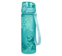 Baagl Gourde anti-fuite pour enfants, 500 ml, bouteille d'école et de sport, bouteille de football, pour garçons et filles, en Tritan, décontractée, bouteille d'école, bouteille de boisson (dauphin)