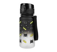La Gourde en Tritan avec Paille et Passoire pour Enfant 350 ml, Sans PVC et BPA, Anti-Fuite (Batman Mask)