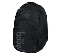 Baagl Grand sac à dos ergonomique avec compartiment isotherme pour femme, homme, adolescent, avec compartiment pour ordinateur portable, sac à dos pour étudiants, sac à dos pour l'école, 35 l, Noir