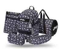 Baagl Lot de 5 sacs à dos d'écolier pour garçons et filles, sac à dos skateboard, sac d'école à partir de la 3e classe, sac à dos d'école primaire avec sangle de poitrine, cartable ergonomique, 25 l