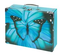 BAAGL Mallette scolaire pliable Butterfly avec accessoires