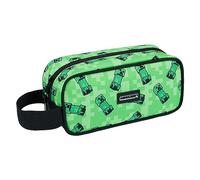 Baagl Minecraft Trousse à crayons pour adolescents et filles, Creeper, Trousse à crayons