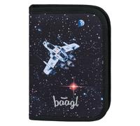 Baagl Minecraft Trousse d'école pour adolescents garçons et filles, Pixel Space, 20 x 15 x 3 cm, Trousse à crayons