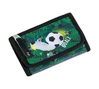 Baagl Pochette tour de cou pour enfant - Portefeuille pour garçon - Mini porte-monnaie, Motif ballon de football, Moderne