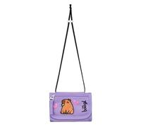 Baagl Pochette tour de cou pour enfant - Portefeuille pour garçon - Mini porte-monnaie, cochon d'eau, 14 x 10 cm, Moderne