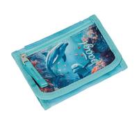 Baagl Pochette tour de cou pour enfant - Portefeuille pour garçon - Mini porte-monnaie, Dauphin, Décontracté