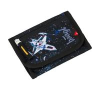 Baagl Pochette Tour de Cou pour Enfant - Portefeuille pour garçon - Mini Porte-Monnaie, Pixel Space