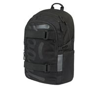 Baagl Sac à dos d'écolier pour garçons, filles, adolescents - Sac à dos pour skateboard - Sac à dos pour enfant avec compartiment pour ordinateur portable et sangle de poitrine pour l'école, le