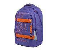 Baagl Sac à dos d'écolier pour garçons, filles, adolescents - Skate Max - Sac à dos pour skateboard - Avec compartiment pour ordinateur portable et sangle de poitrine - Pour l'école, le collège et