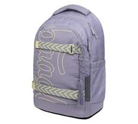 Baagl Sac à dos d'écolier pour garçons, filles, adolescents - Skate Max - Sac à dos pour skateboard - Avec compartiment pour ordinateur portable et sangle de poitrine - Pour l'école, le collège et