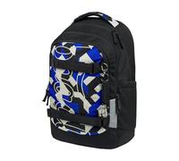 Baagl Sac à dos d'écolier pour garçons, filles, adolescents - Skate Max - Sac à dos pour skateboard - Avec compartiment pour ordinateur portable et sangle de poitrine - Pour l'école, le collège et