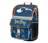 Baagl Cartable Fille pour 1ère classe - Sac d'école ergonomique avec sangle de poitrine - Cartable Tornister, Harry Potter Hogwards