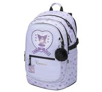 Baagl Sac à dos pour enfant avec dos ergonomique, sangle de poitrine et éléments réfléchissants, Kuromi Sweet One, Mittelgroße, Décontracté