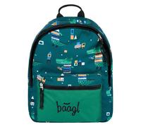 Baagl Sac à dos de maternelle pour garçons et filles, sac à dos de maternelle, petit sac à dos pour bébé, sac à dos pour enfant avec sangle de poitrine, Crocodile