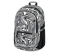Baagl Sac à dos scolaire pour filles - Sacs d'école pour enfants avec dos ergonomique, sangle de poitrine et éléments réfléchissants (Mixture)