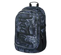 Baagl Sac à dos scolaire Technic pour garçons, dos ergonomique, sangle de poitrine, réfléchissants