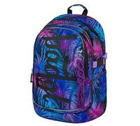 Baagl Sac à dos scolaire pour garçons - Sacs d'école pour enfants avec dos ergonomique, sangle de poitrine et éléments réfléchissants (Palm)