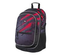 Baagl Sac à dos scolaire pour garçons - Sacs d'école pour enfants avec dos ergonomique, sangle de poitrine et éléments réfléchissants (Volcano)