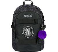 BAAGL Sac à dos scolaire Skate Wednesday Nevermore