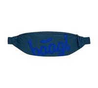 Baagl Sac banane pour enfants - Sac banane pour garçons, filles, adolescents - Sac à bandoulière élégant en matériau robuste avec fermeture éclair à double sens, Logo bleu, Einheitsgröße, Moderne