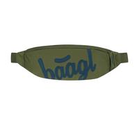 Baagl Sac banane pour enfants - Sac banane pour garçons, filles, adolescents - Sac à bandoulière élégant en matériau robuste avec fermeture éclair à double sens, olive, Einheitsgröße, Moderne