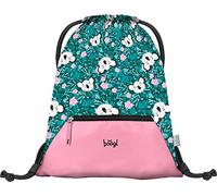 Baagl Sac de gym pour filles avec poche, sac à chaussures imperméable pour enfant, école et jardin d'enfants Sac de sport à cordon pour garçon, sac à dos à cordon (Baby Koala)