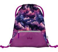 Baagl Sac de gym pour filles avec poche, sac à chaussures imperméable pour enfant, école et jardin d'enfants Sac de sport à cordon pour garçon, sac à dos à cordon (Licorne royale)