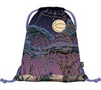 Baagl Sac de gym pour filles, sac à chaussures imperméable pour enfant, école et jardin d'enfants Sac de sport à cordon, sac à dos à cordon (Skate Night)