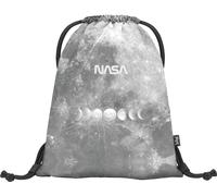 Baagl Sac de gym pour garçon, sac à chaussures imperméable pour enfant, école et jardin d'enfants Sac de sport à cordon pour garçon, sac à dos à cordon (NASA Grey)