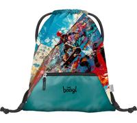 Baagl Sac de gym pour fille - Sac à chaussures étanche pour enfants - Sac de sport pour l'école et la maternelle, Skatepark